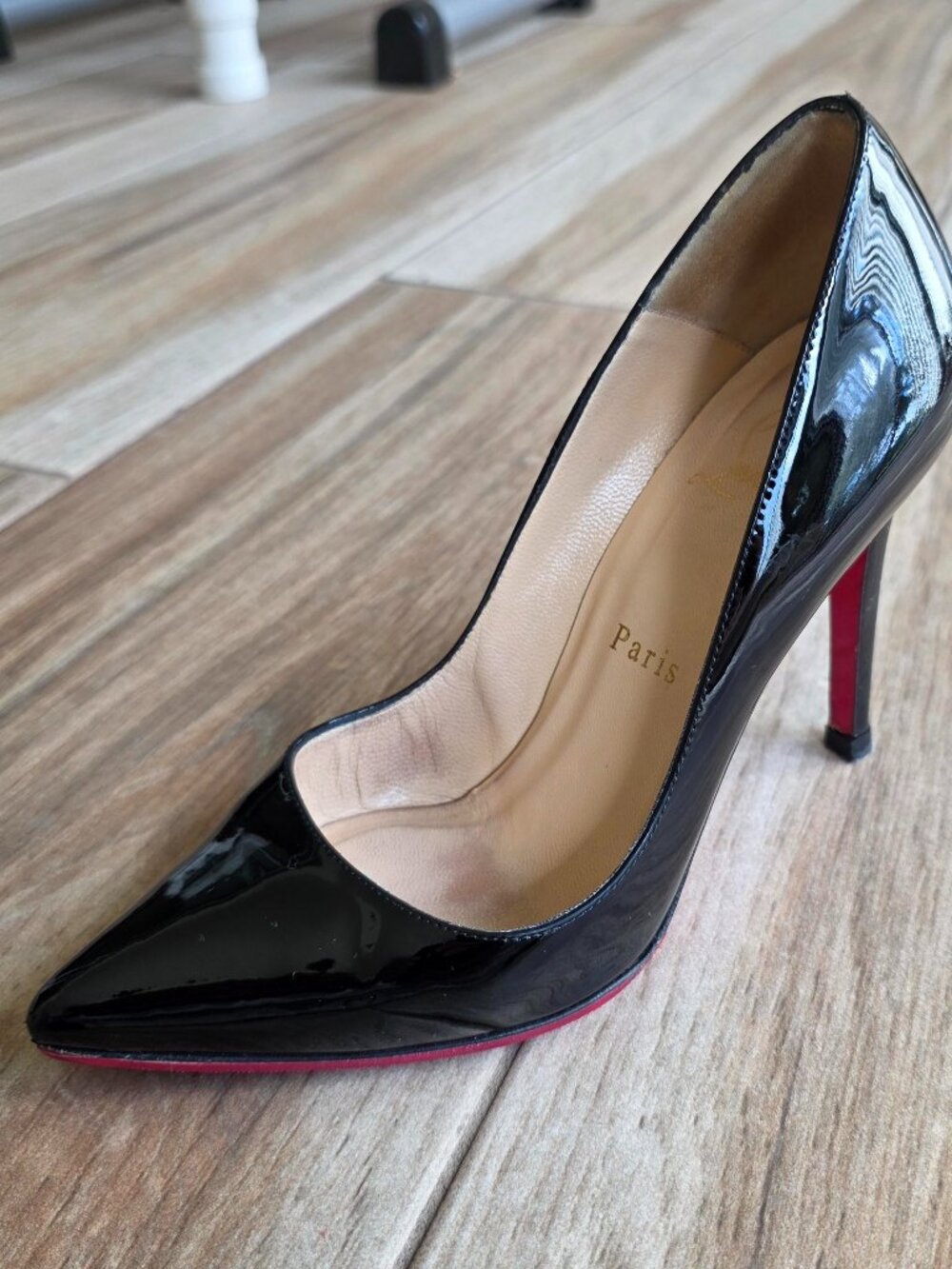 Christian Louboutin So-Kate 120 Black Patent Leather Pumps Eur. 36